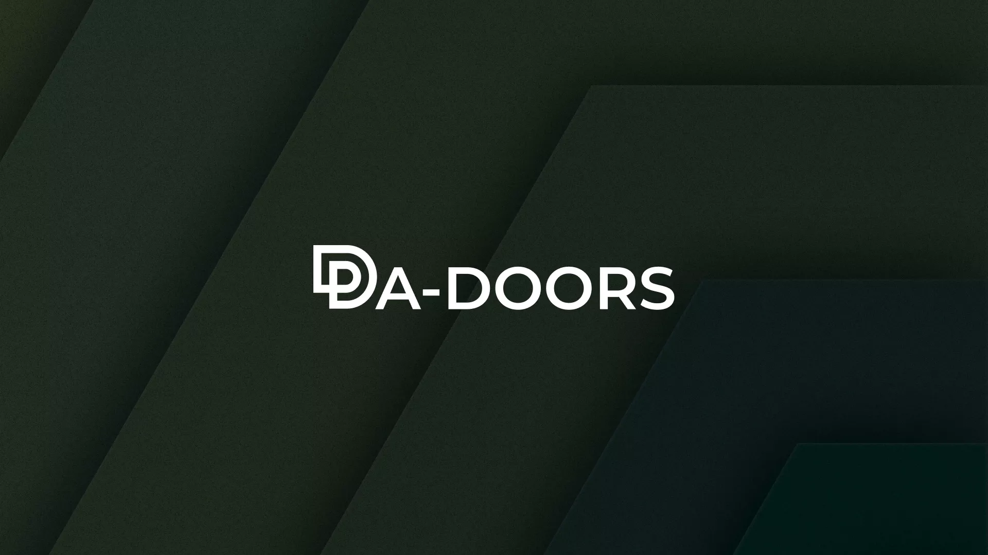 Создание логотипа компании «DA-DOORS» в Ожерелье
